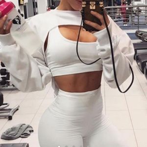 Trendy cut out sweater